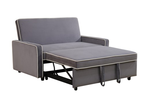 Modern loveseat velvet - modern, futon